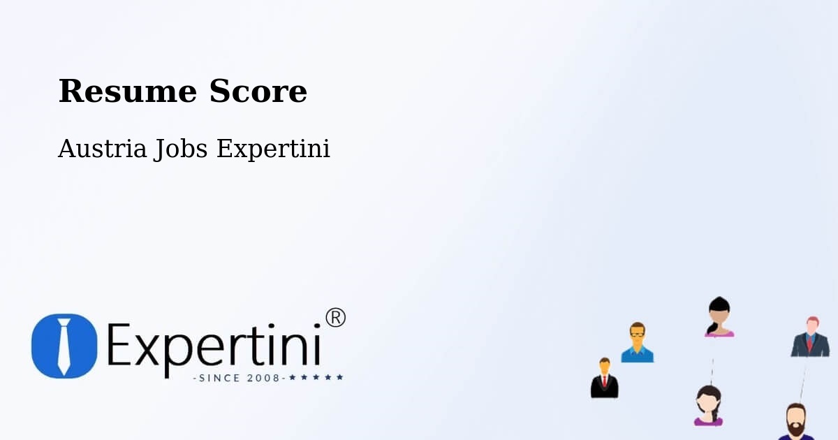 Resume Score & Job Description Match Tool – Eggenburg - Austria Jobs Expertini
